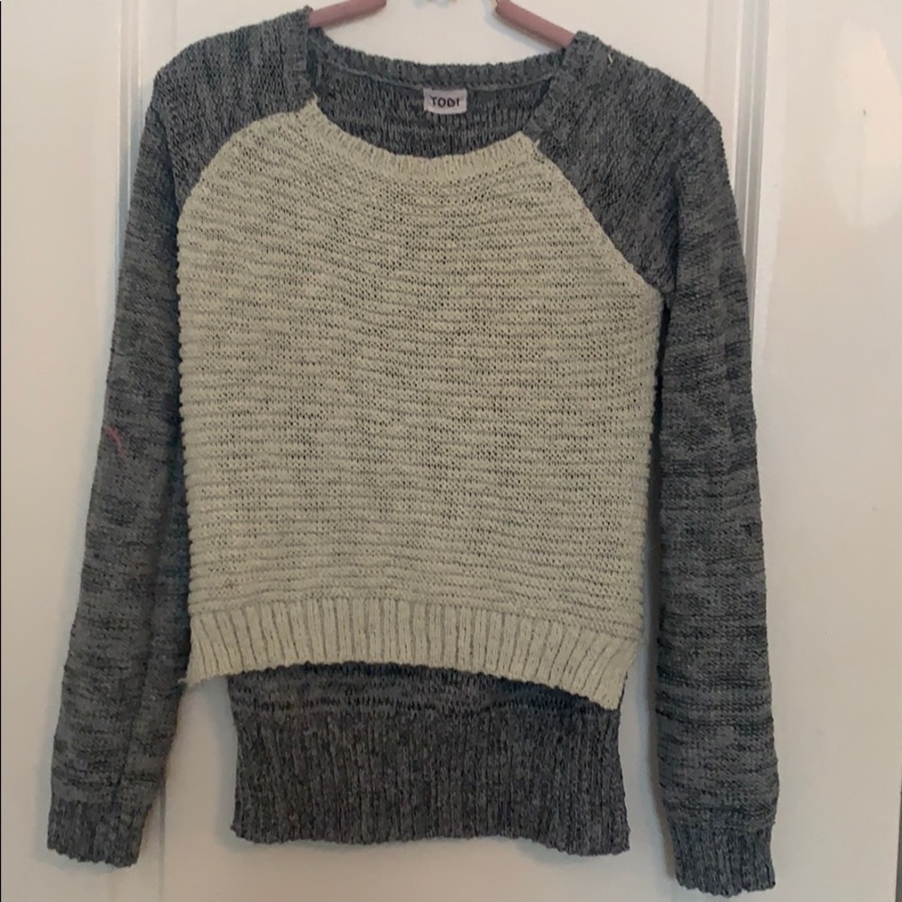 Two Tone Colour Block Sweater